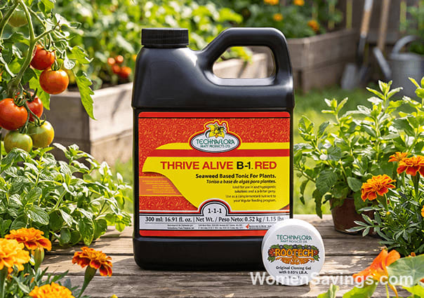 FREE Technaflora Thrive Alive B-1 Red + Rootech Cloning Gel Sample