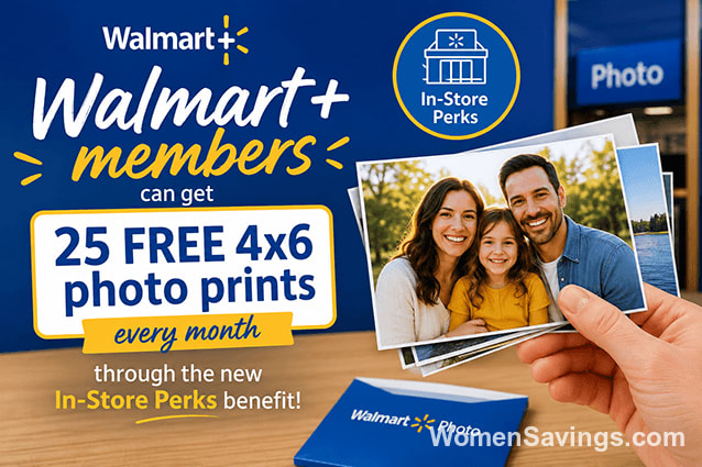 25 FREE 4×6 Photo Prints Monthly for Walmart+ Members
