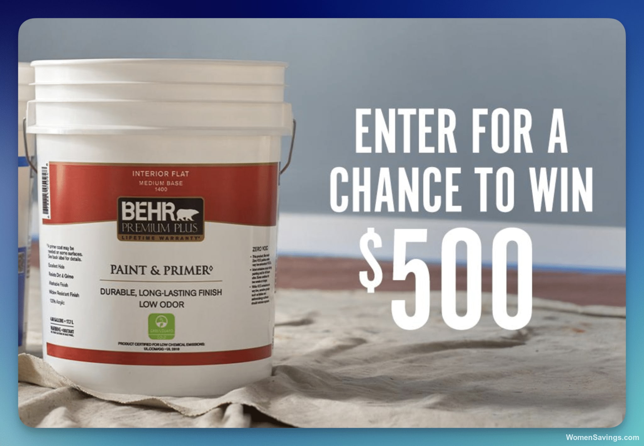Behr & Kilz Pro Sweepstakes: Win $500 Home Depot Gift Card