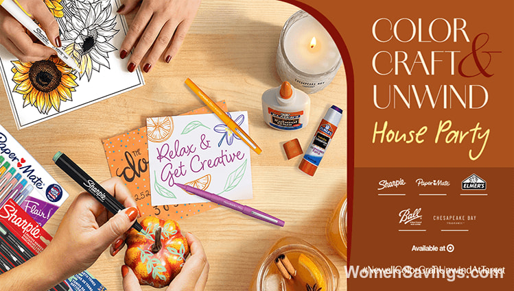 Free Newell Brands Color, Craft & Unwind House Party Pack