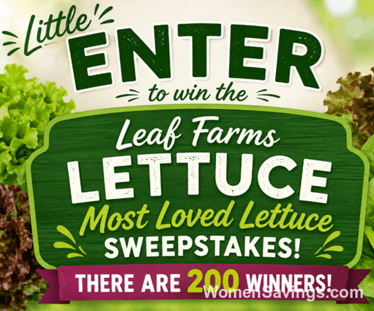 Little Leaf Farms Lettuce Sweepstakes - 200 Winners!