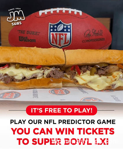 FREE Shore Points at Jersey Mike's with NFL Predictor Game