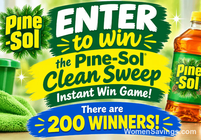 Pine-Sol Clean Sweep Instant Win Game - 208 Winners!