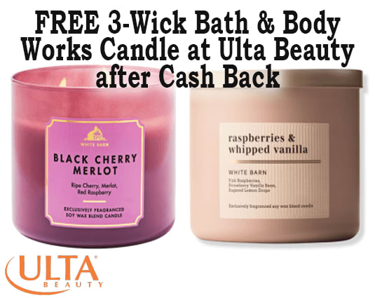 FREE 3-Wick Bath & Body Works Candle at Ulta Beauty