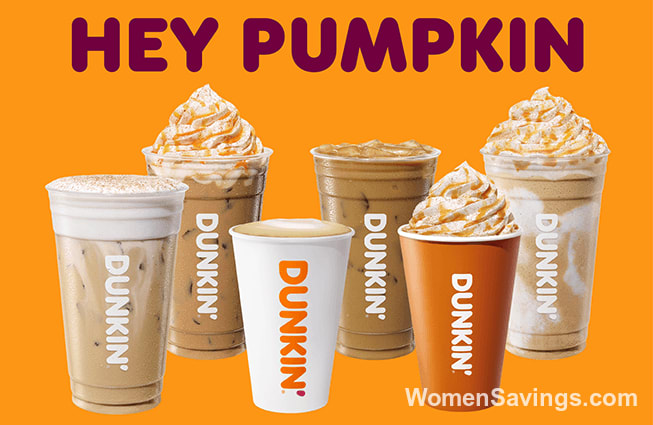 FREE Pumpkin Spice Latte at Dunkin' on September 8th