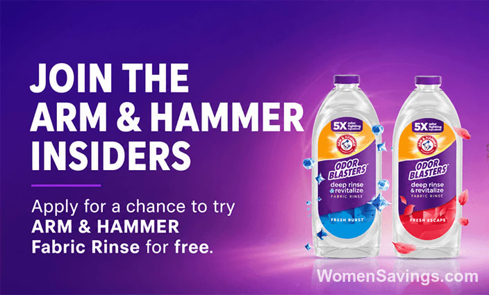 Free ARM & HAMMER Fabric Rinse Sample
