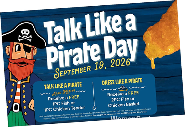 FREE Fish or Chicken at Long John Silver’s on September 19th 2026