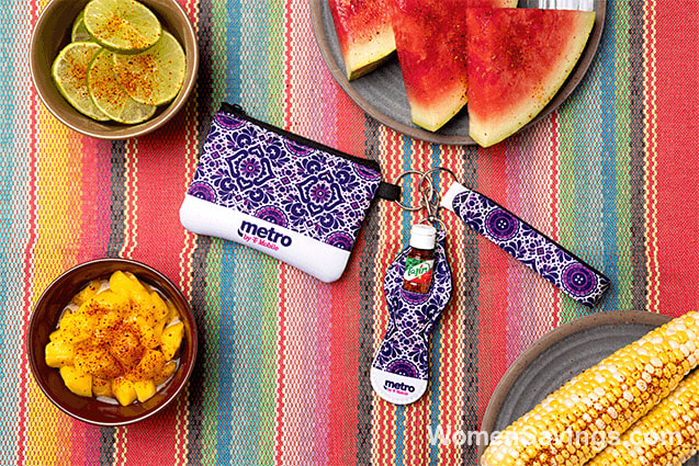 FREE Tajín Bottle, Holder, Coin Pouch & Lanyard for Metro Customers