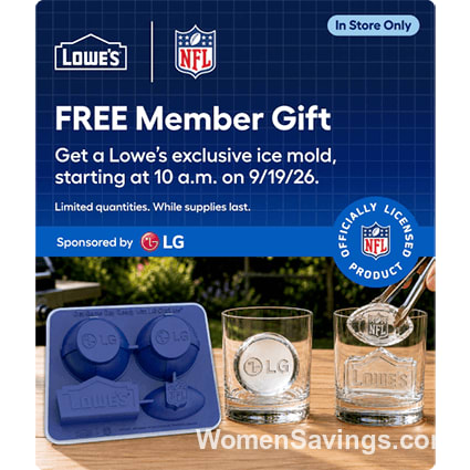 FREE Craft Ice Mold by LG at Lowe's on September 19th