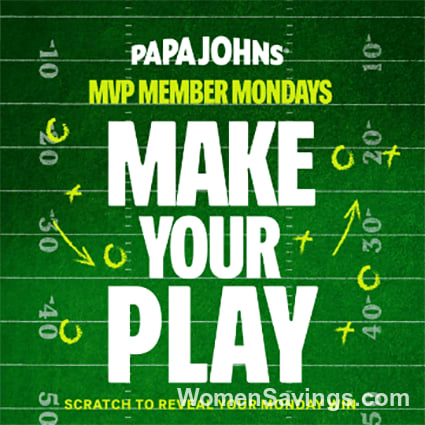 FREE Papa John's Items - Pizza, Wings & More!