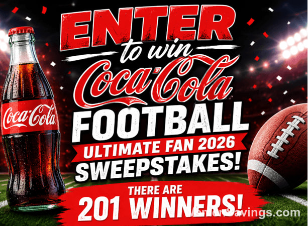 Coca-Cola Football Ultimate Fan 2026 Sweepstakes - 201 Winners!