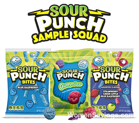 FREE Sour Punch Candy & Swag from Sample Squad