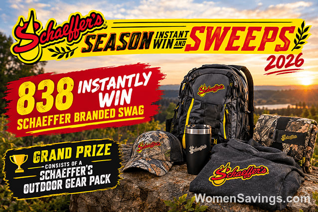 Schaeffer Season 2026 Instant Win Sweepstakes