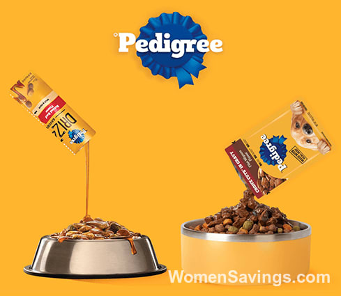 FREE PEDIGREE Wet Dog Food & Drizzlers Savory Sauce Sample