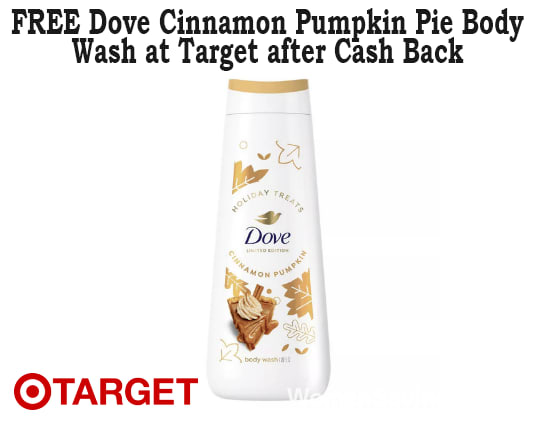 FREE Dove Cinnamon Pumpkin Pie Body Wash at Target
