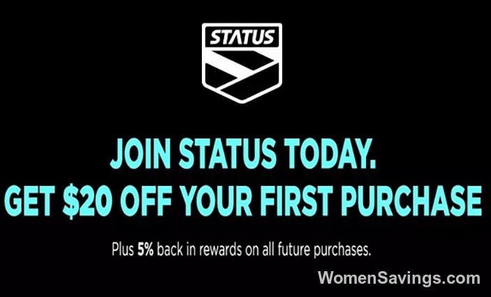 FREE $20 JD Sports STATUS Cash Welcome Reward