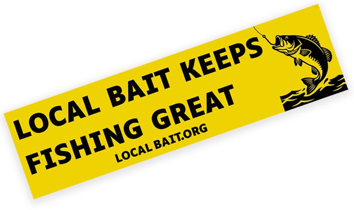 FREE Local Bait Keeps Fishing Great Sticker