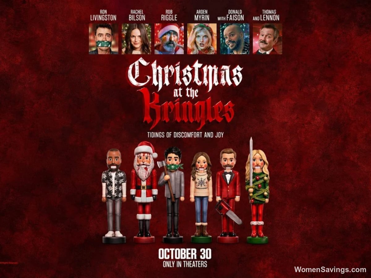 Movie tickets and popcorn for a free Christmas at the Kringles screening at Fandango theaters