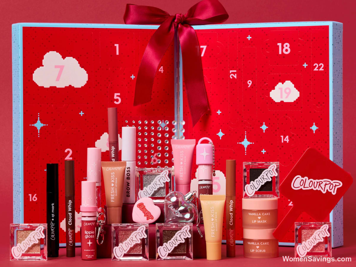 ColourPop Colour Me Merry 25-Day Advent Calendar 2026 holiday beauty gift set