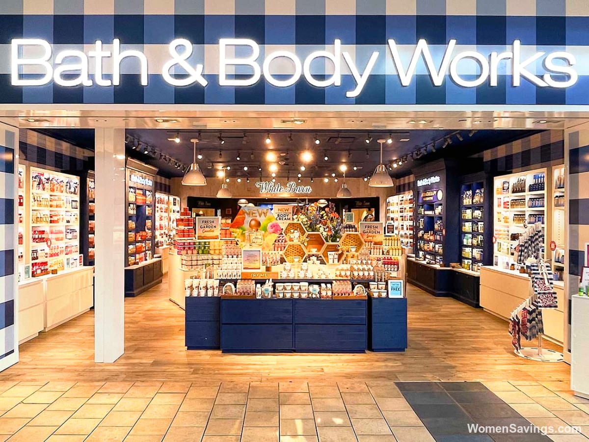 Assortment of Bath & Body Works fall body care products including lotions, body wash and fragrance mists