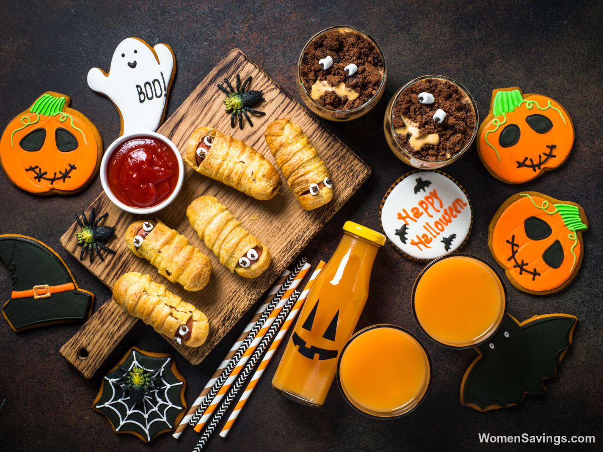 Halloween treats including coffee drinks, cupcakes and candy for the 2026 food freebies and deals roundup