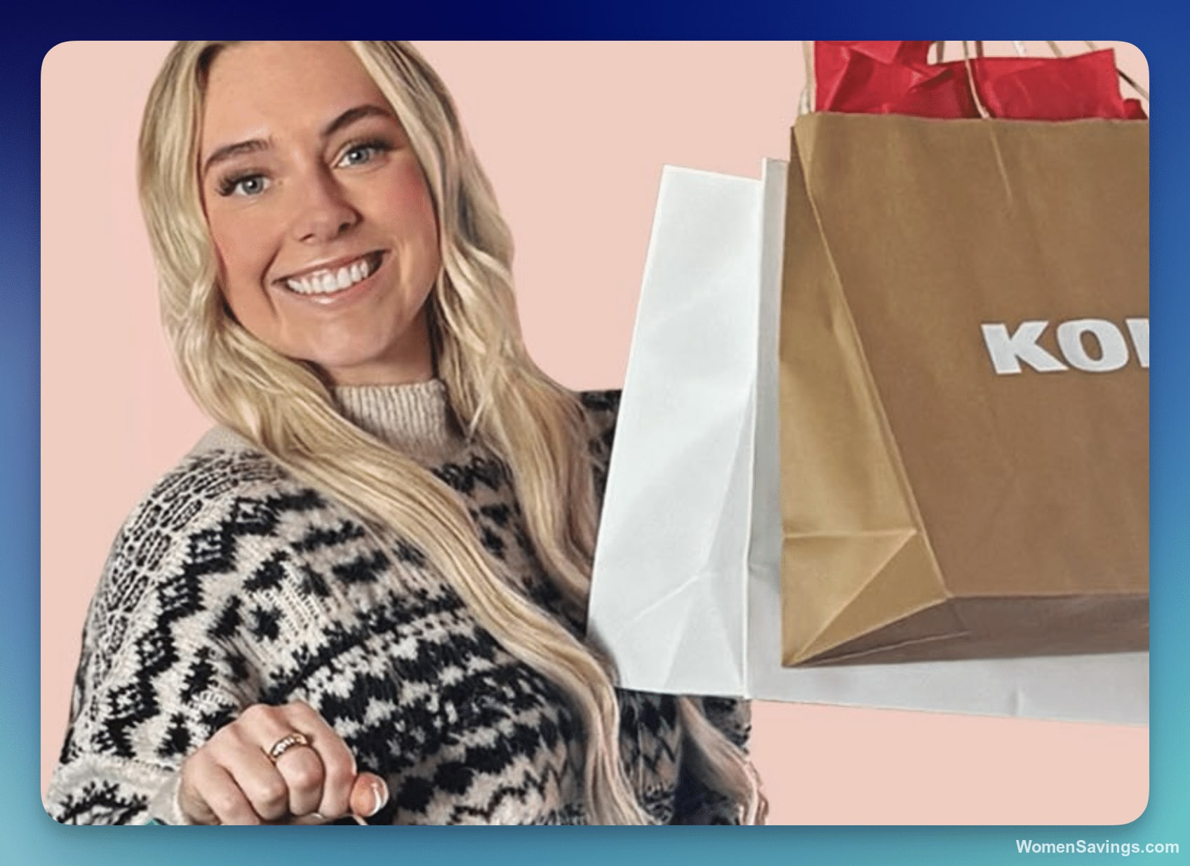 Gift bundle with a diamond necklace, Kohl's gift card, Fitbit, coffee maker, perfume set and candle from the Serena Neel Gift List giveaway