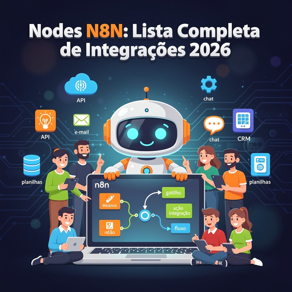 Nodes N8N: Lista Completa de Integrações 2026