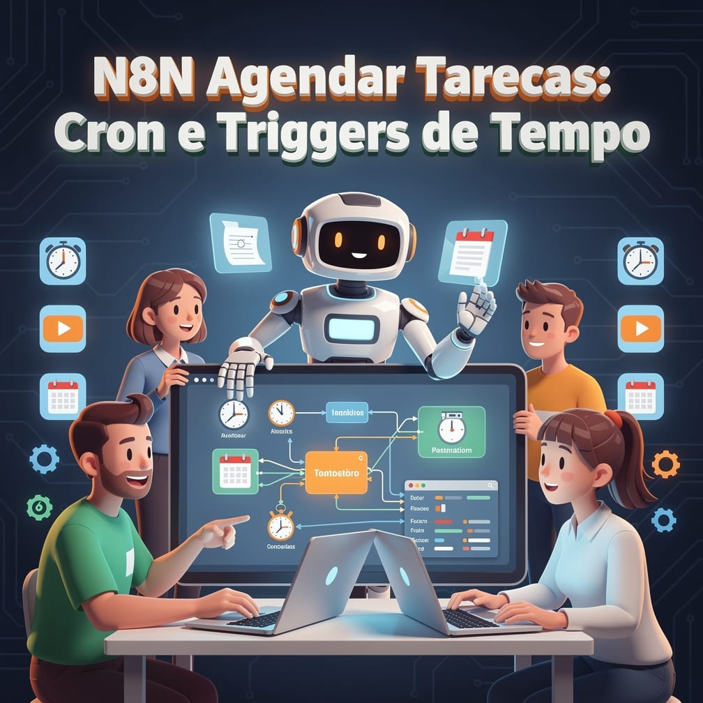 N8N Agendar Tarefas: Cron e Triggers de Tempo