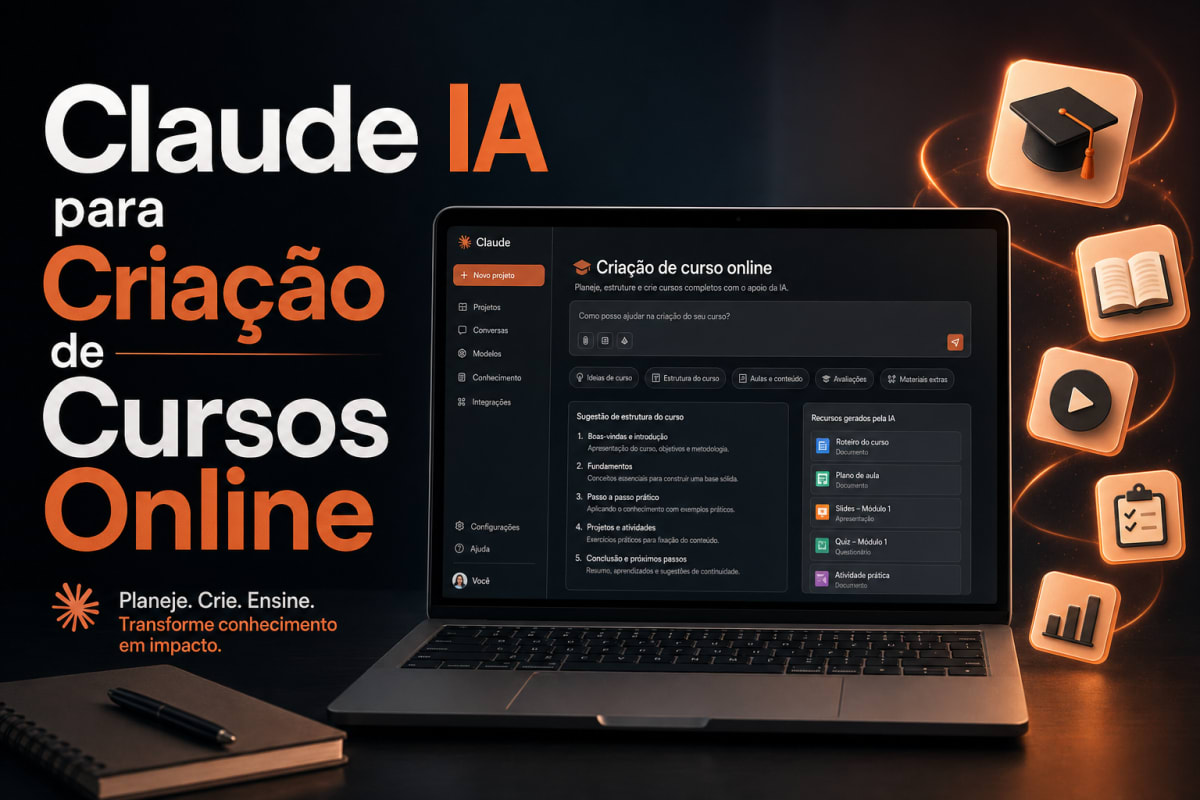 Claude IA para Criação de Cursos Online