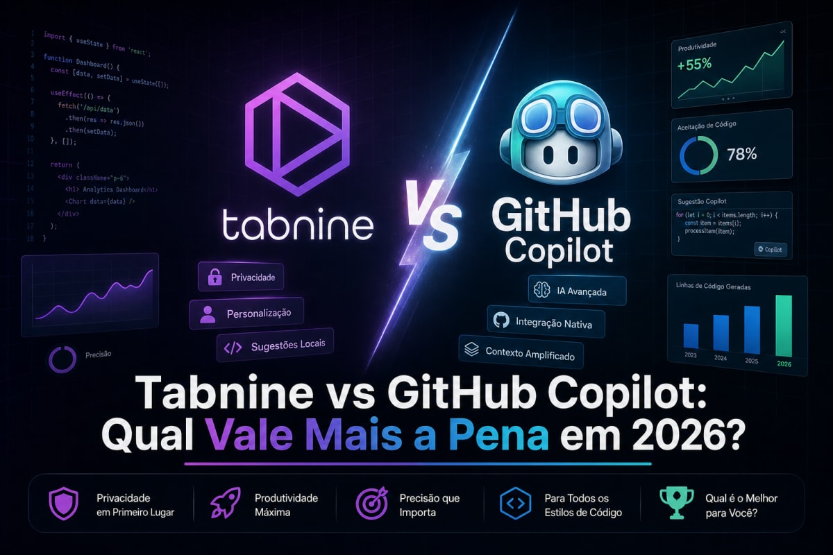 Tabnine vs GitHub Copilot: Qual Vale Mais a Pena em 2026?