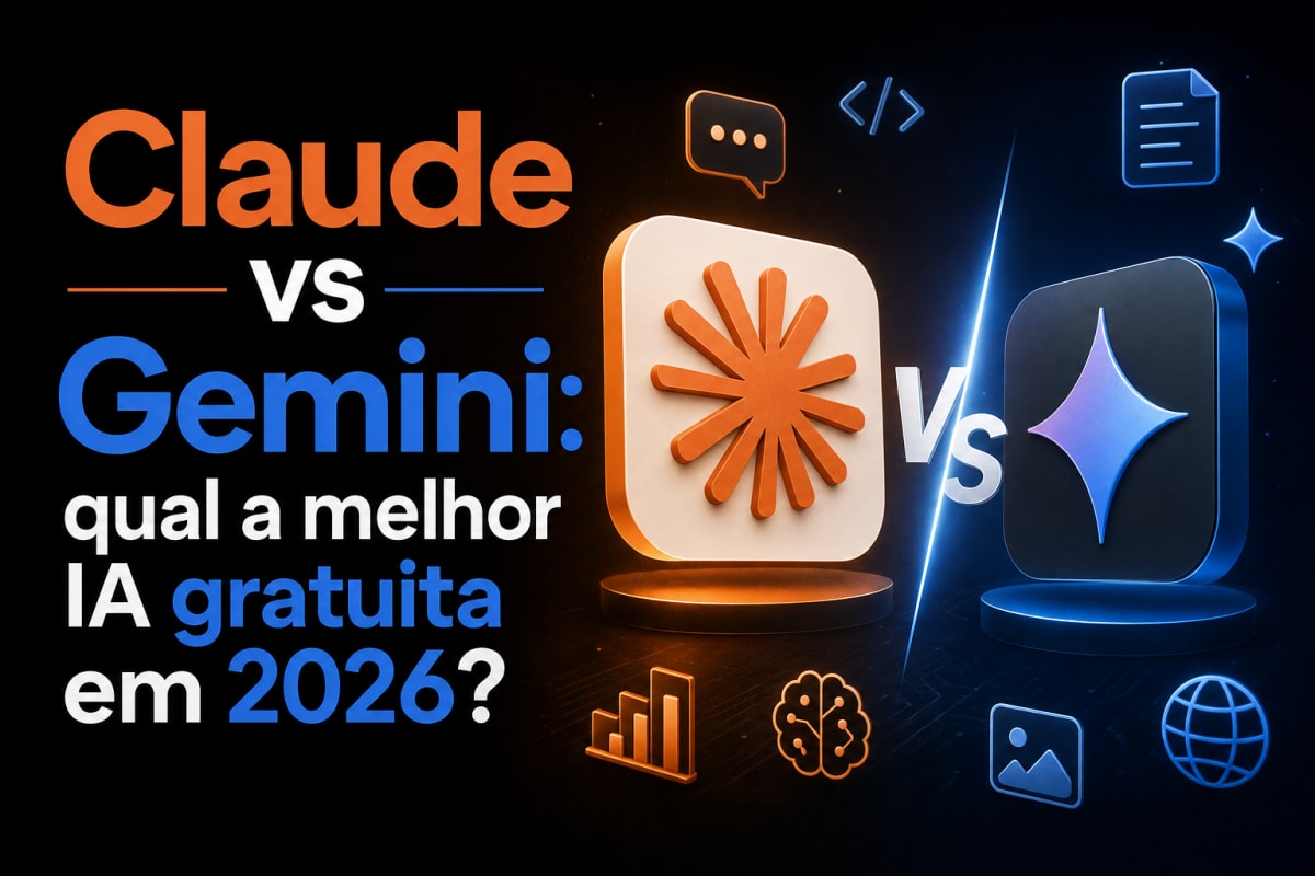 Claude vs Gemini: qual a melhor IA gratuita em 2026?