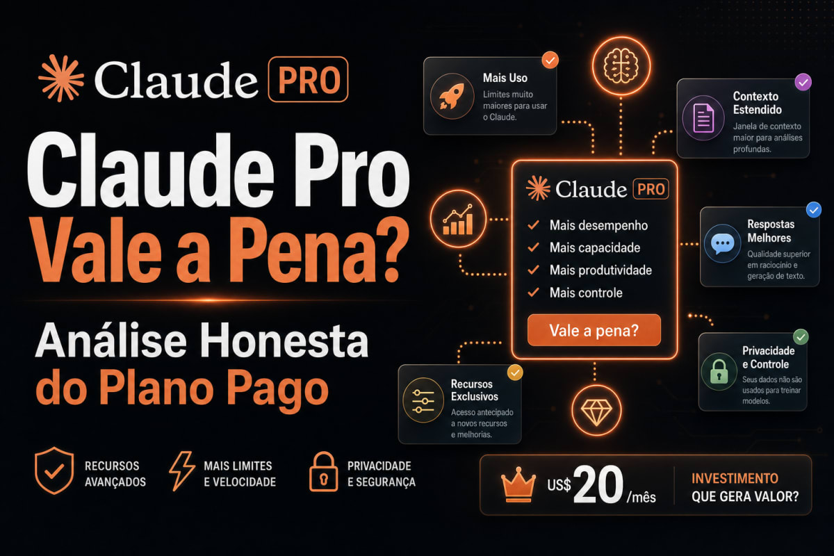 Claude Pro Vale a Pena? Análise Honesta do Plano Pago