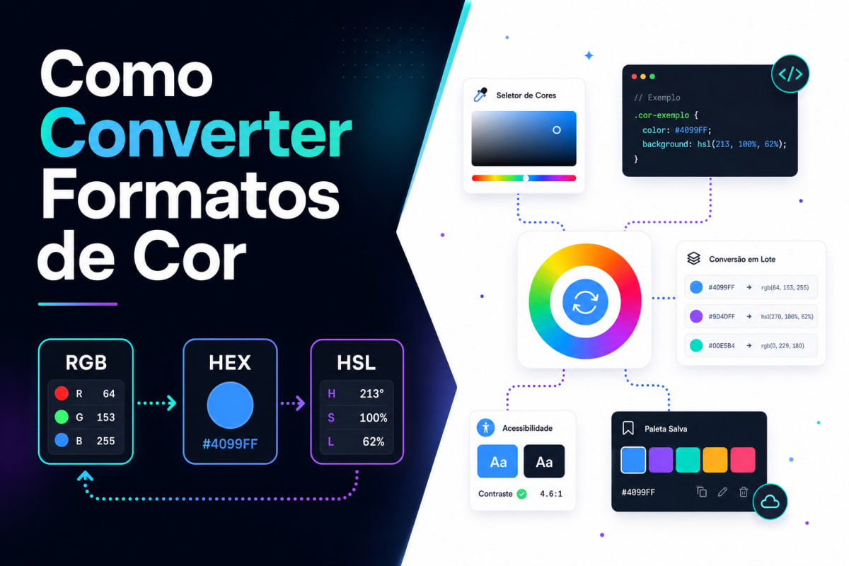 Como Converter Formatos de Cor