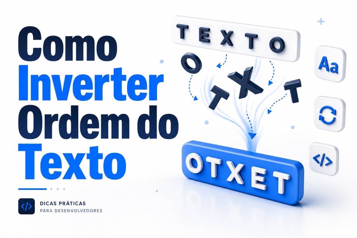 Como Inverter Ordem do Texto