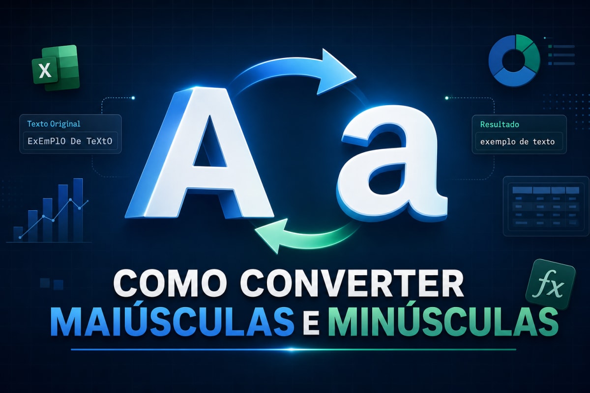 Como Converter Maiúsculas e Minúsculas