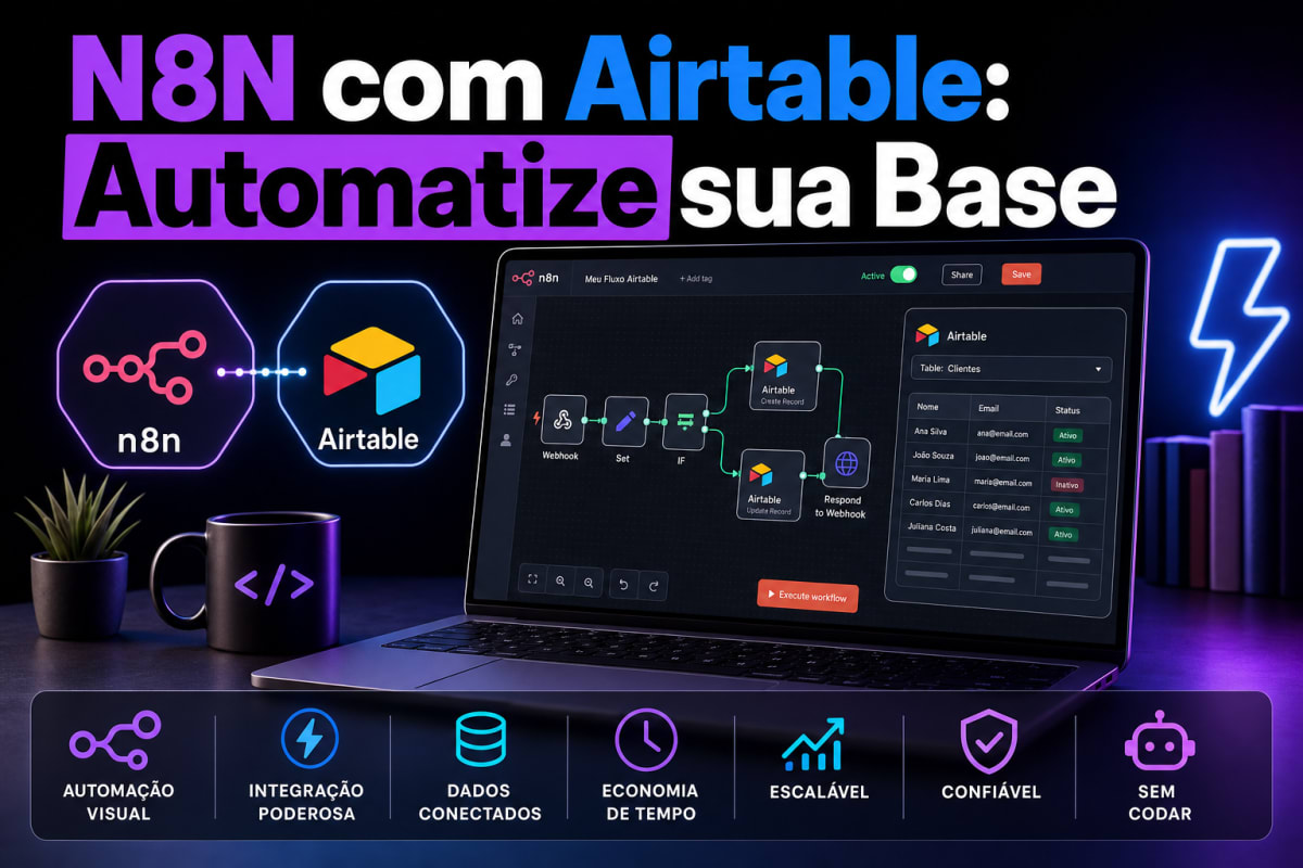 N8N com Airtable: Automatize sua Base