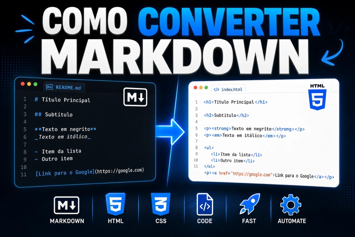 Como Converter Markdown