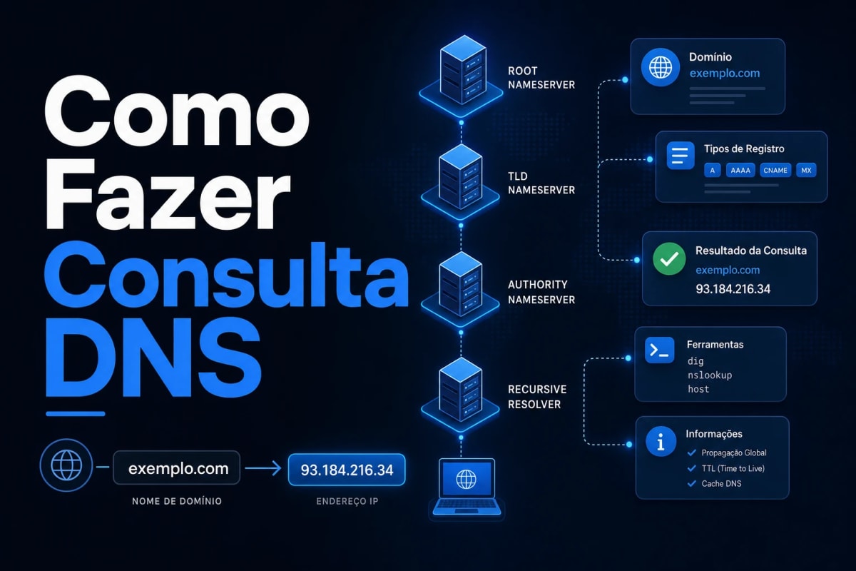 Como Fazer Consulta DNS