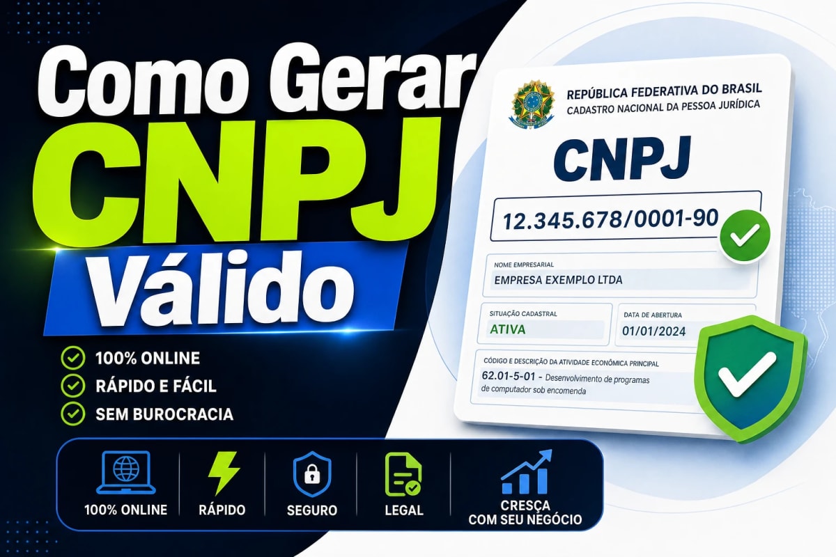 Como Gerar CNPJ Válido