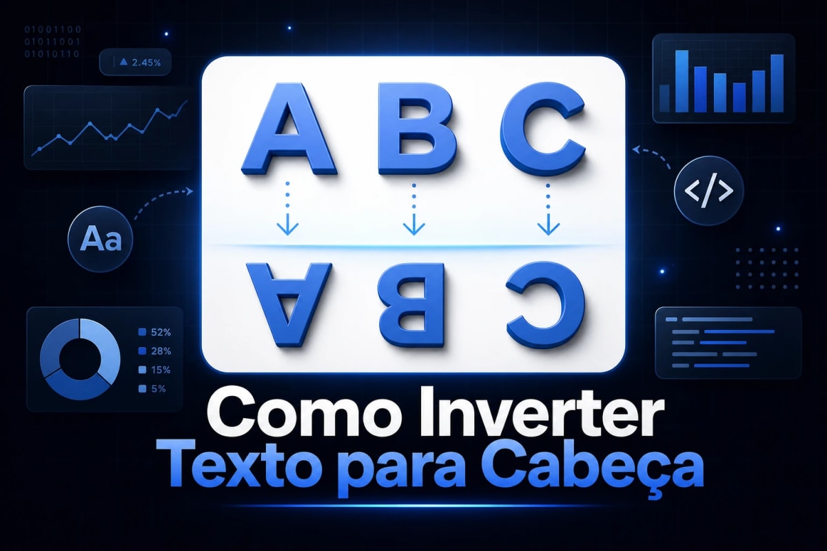 Como Inverter Texto para Cabeça