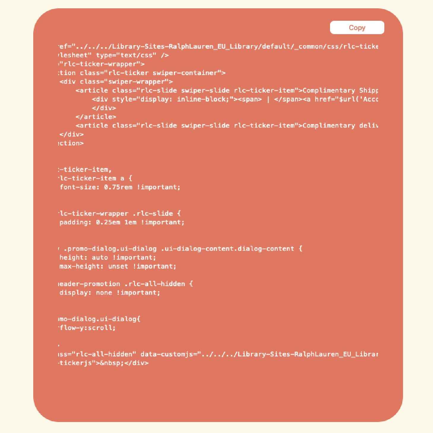 Ticker Builder