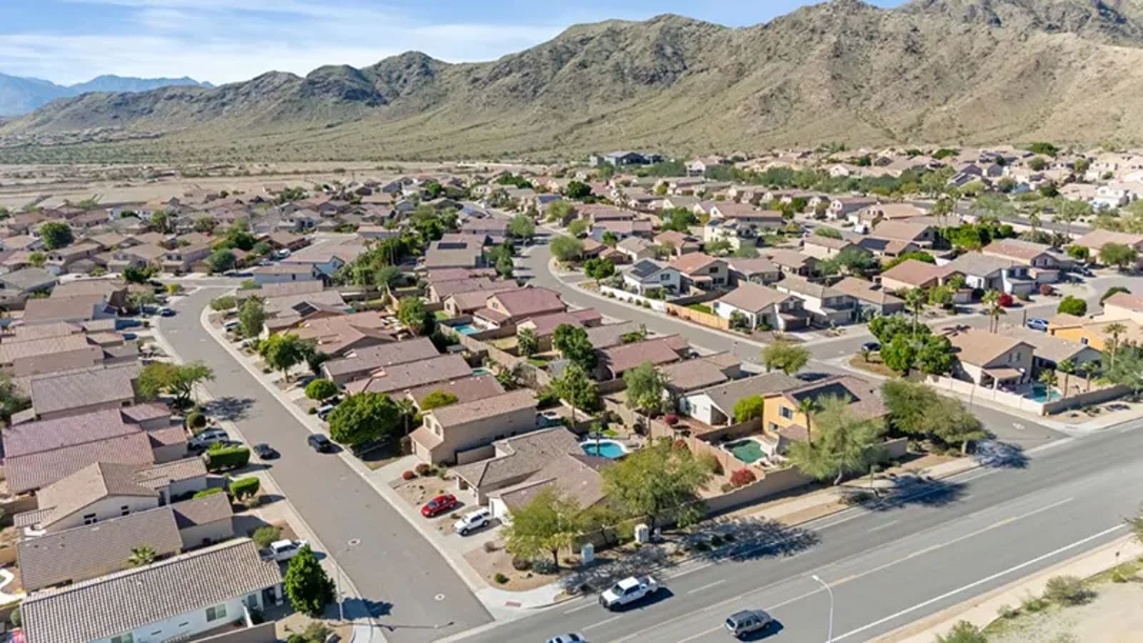 drone real estate photo