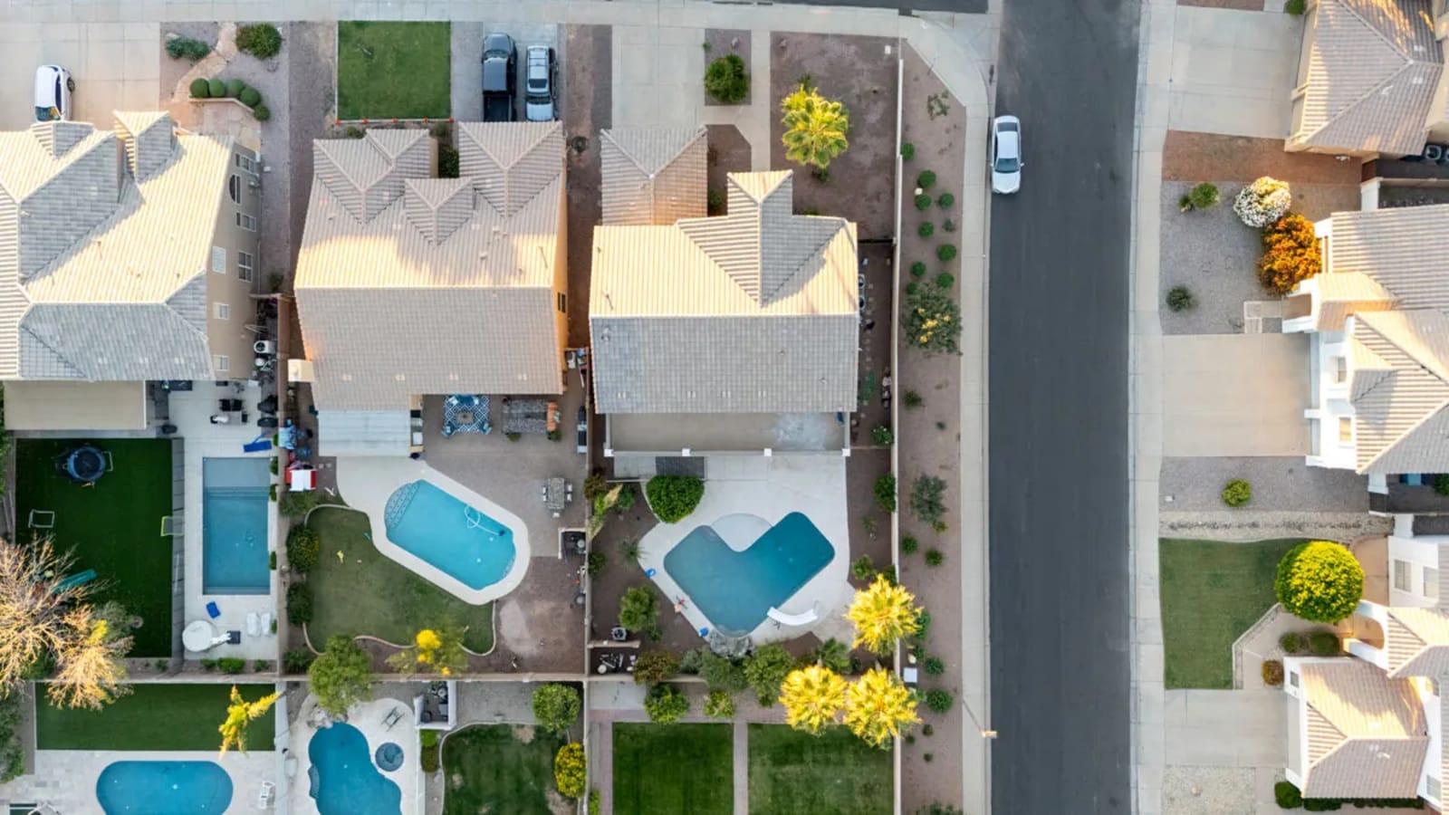 drone real estate photo