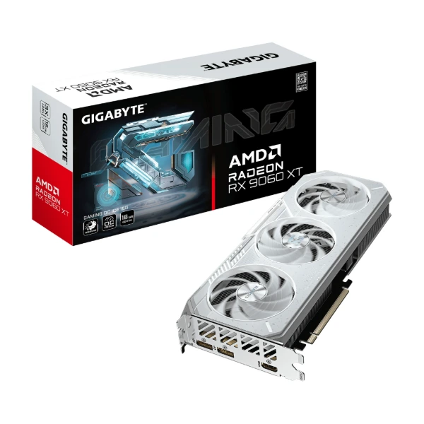 Gigabyte RX9060XT Gaming OC ICE 16GB GDDR6 Graphics Card (GV-R906XGAMINGOCICE-16GD)