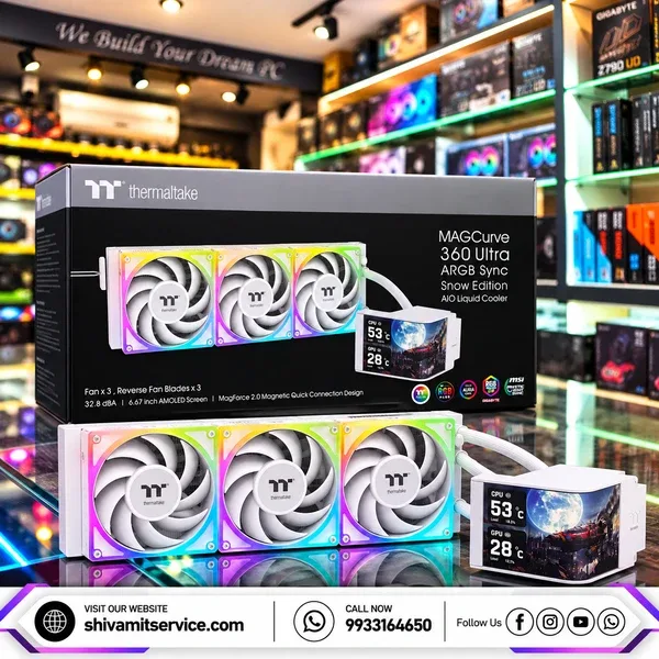 Thermntake curve lcd screen liquid cooler