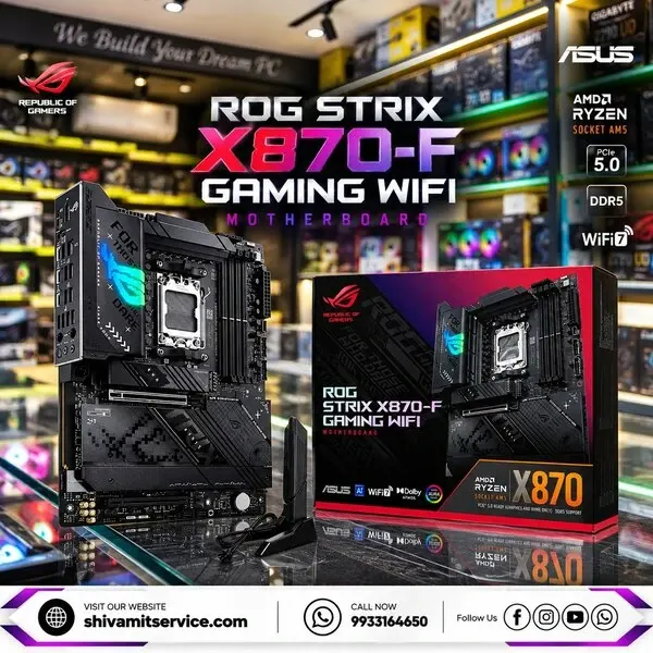 ASUS ROG Strix X870-F Gaming WIFI7 ATX Motherboard