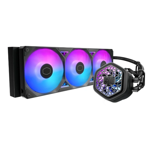 Cooler Master MasterLiquid Atmos II 360 VRM Fan Liquid CPU Cooler - Black Cooler Master MasterLiquid Atmos II 360 VRM Fan Liquid CPU Cooler - Black
