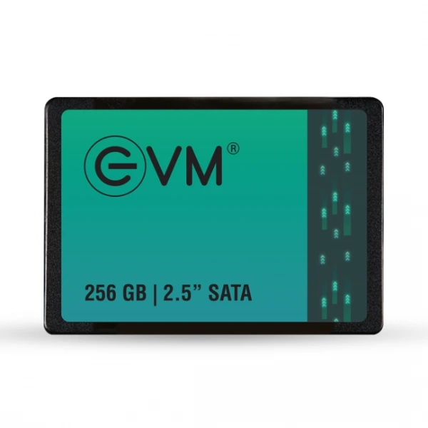 EVM 256GB SSD SATA Solid-State Drive - Faster Boot-Up and Load Times with Read Speeds up to 550MB/s & Write Speeds up to 500MB/s - High-Performance Storage with 5 Year Warranty EVM 256GB SSD SATA Solid-State Drive - Faster Boot-Up and Load Times with Read Speeds up to 550MB/s & Write Speeds up to 500MB/s - High-Performance Storage with 5 Year Warranty