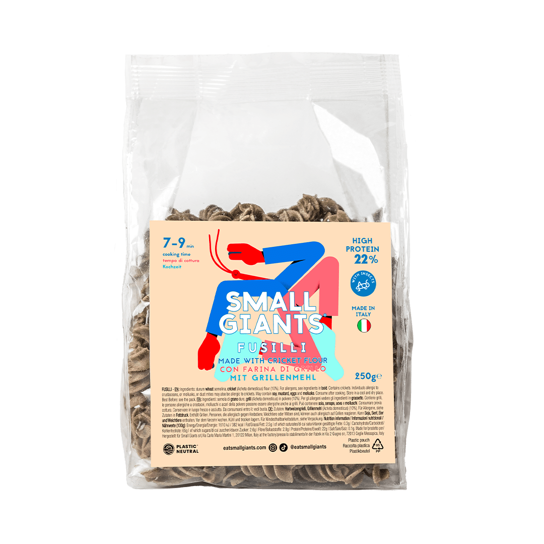 Cricket High Protein Fusilli Pasta Small Giants