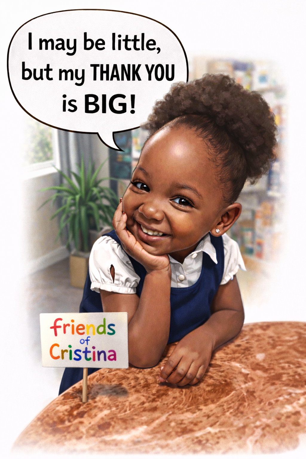 Big thank you - friends of Cristina
